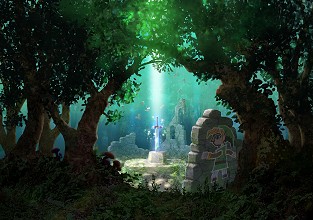 master sword in the lost woods