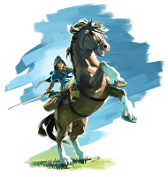 Link and Epona Breath of the Wild