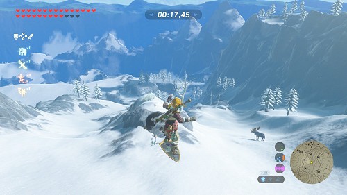 Game Shield Surfing in Breath of the Wild