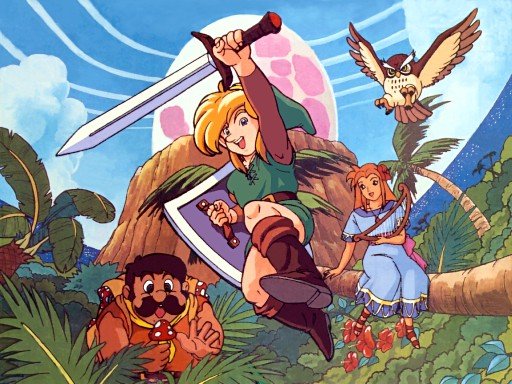 the heroes of Link's Awakening