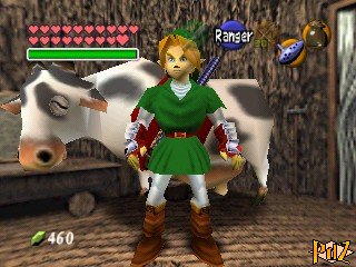 Rather large gift from Malon in Ocarina of Time