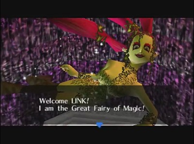 The luscious fairy introduces herself