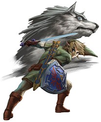 Link and his wolf form