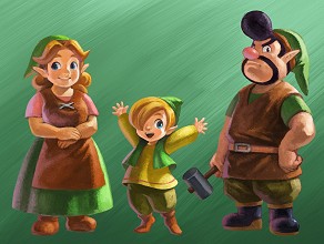the blacksmith and his family