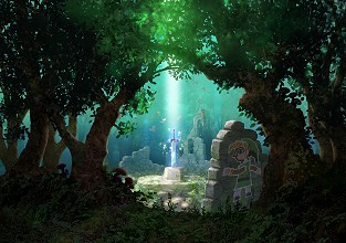 master sword in the lost woods