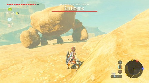 a Lithorok from Breath of the Wild