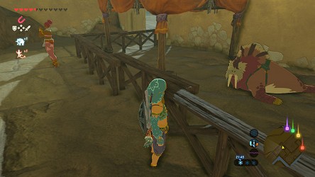 ZELDA BOTW: Getting into Gerudo Secret Club 