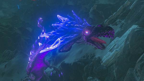 the dragon Naydra in Breath of the Wild