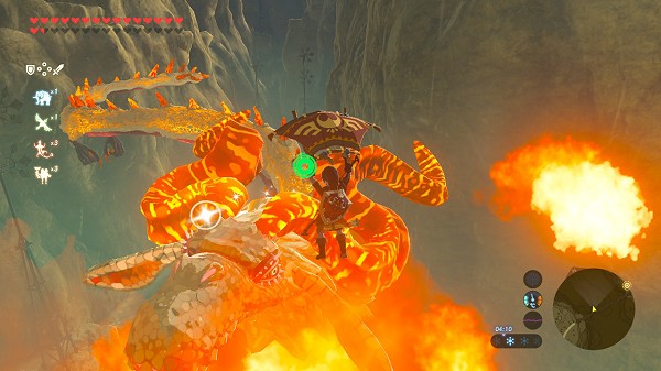 the dragon Dinraal in Breath of the Wild