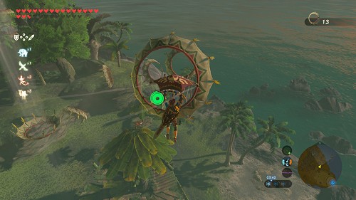 Game Paraglider Course in Breath of the Wild