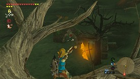 A Korok in Breath of the Wild