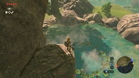 A Korok in Breath of the Wild