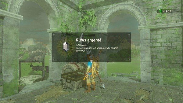 a silver rupee in Central Hyrule Breath of the Wild