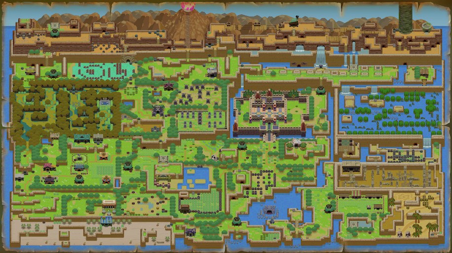 Link S Awakening Maps Zelda S Palace