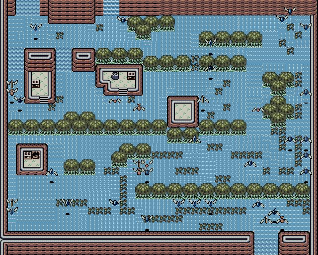 Map of Rapids Ride Link's Awakening