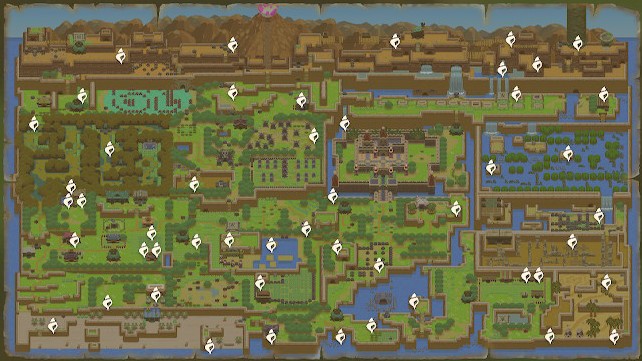Link S Awakening Maps Zelda S Palace