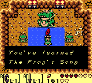 Frog's Song of Soul in Link's Awakening