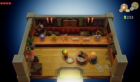 Town Tool Shop in Link's Awakening