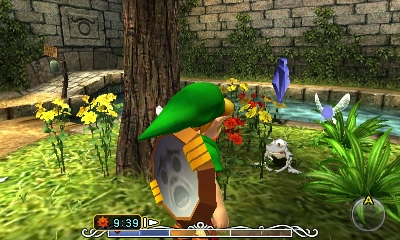 Talk to the 5 frogs spread in Termina