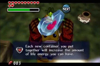 piece of heart at the Goron Village