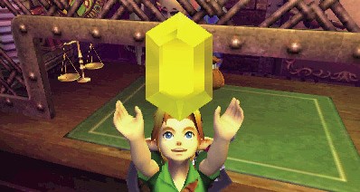 purple rupee in a chest
