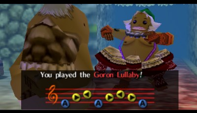 Goron baby sings a song