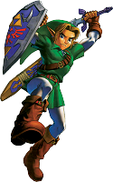 Link is fighting Ocarina of Time