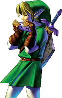 Link playing the ocarina Ocarina of Time