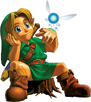 Link and Navi Ocarina of Time