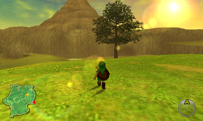 Scene from Ocarina of Time