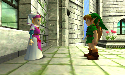 Scene from Ocarina of Time