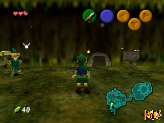 Ocarina of Time walkthrough - Kokiri Forest - Zelda's Palace