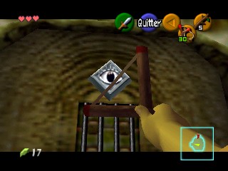 Ocarina of Time walkthrough - Inside the Deku Tree - Zelda's Palace