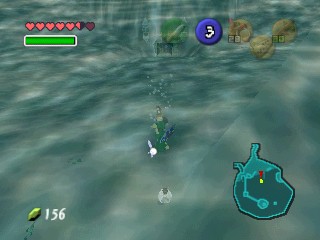 Ocarina of Time walkthrough - Zora's River, Zora's Domain and