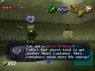heart piece Lost Woods