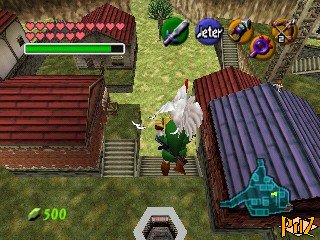 Great view of Kakariko Ocarina of Time