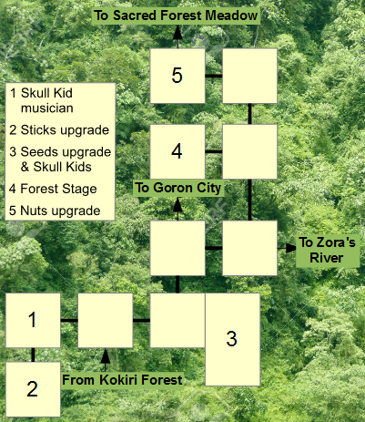 Map of the Lost Woods