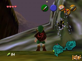 Legend of Zelda Ocarina of Time, Gold Skulltulas: Lost Woods