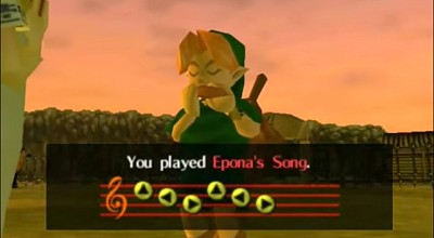 The Legend of Zelda - Ocarina of Time - Secret Warp Song! 