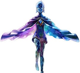 the mysterious girl-sword Fi