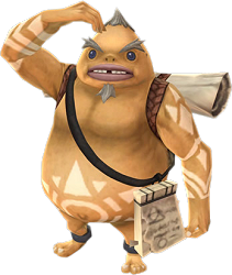 a travelling Goron