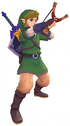 Link and his slingshot