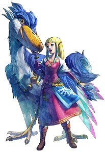 Zelda and a Loftwing