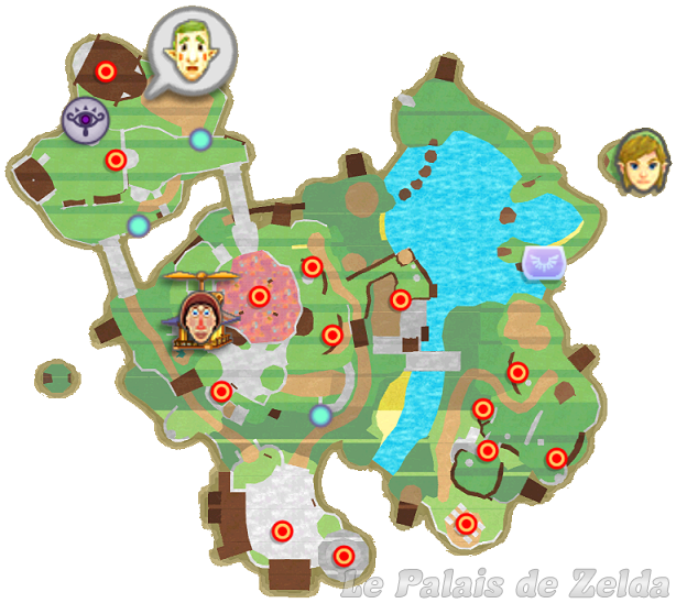 map of Skyloft