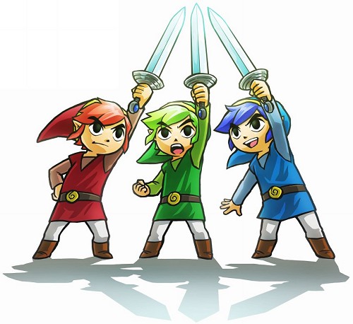 3 link dans Tri Force Heroes