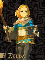 Zelda with short hair in Tears of the Kingdom