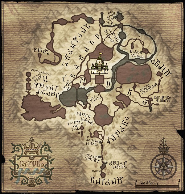 map of Hyrule Twilight Princess