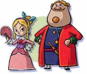 Mila and her father The Wind Waker